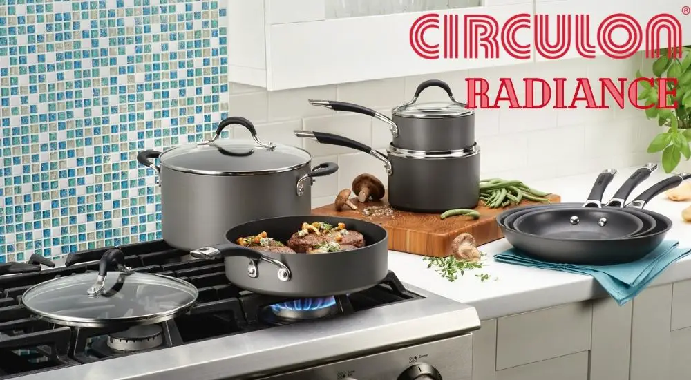 Circulon Radiance Hard Anodized Nonstick 10-Piece Cookware Set